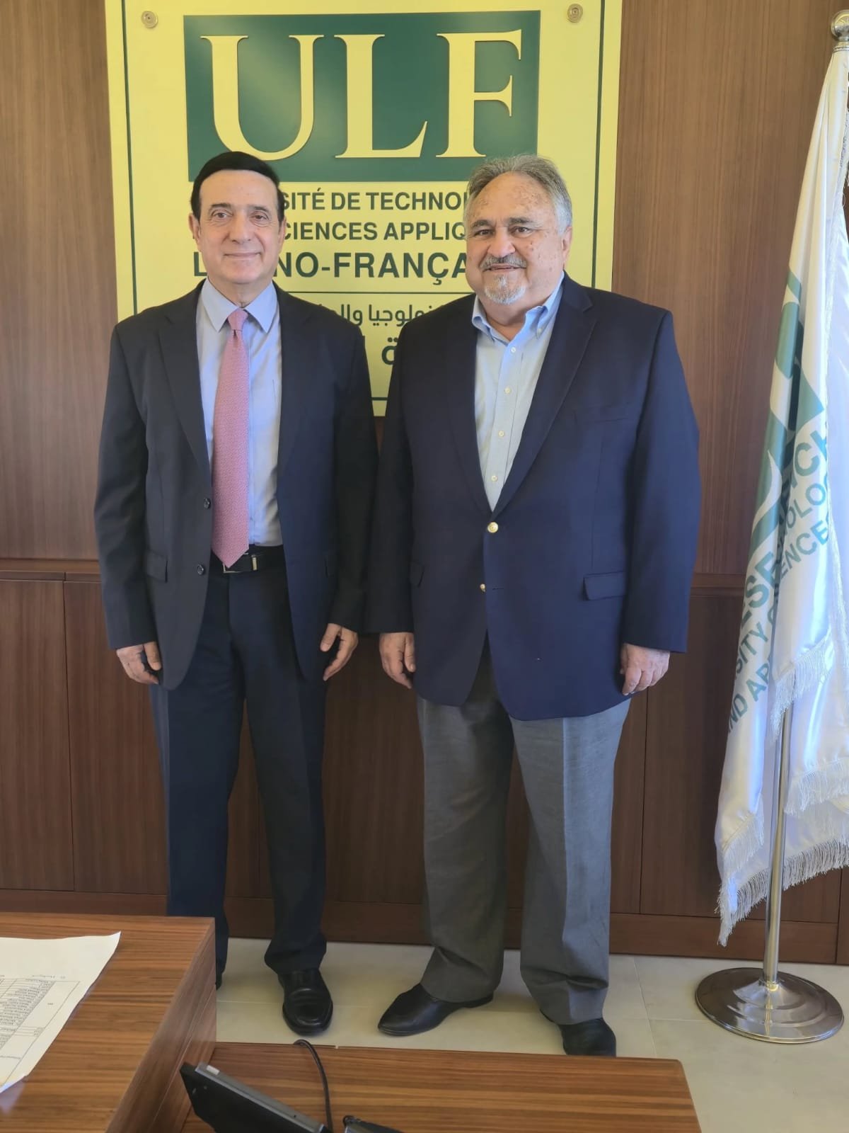 استقبل النائب طوني بيك فرنجية وفدًا من الجامعة اللبنانية الفرنسية (ULF) برئاسة معالي رئيس الجامعة الدكتور ميشال نجار